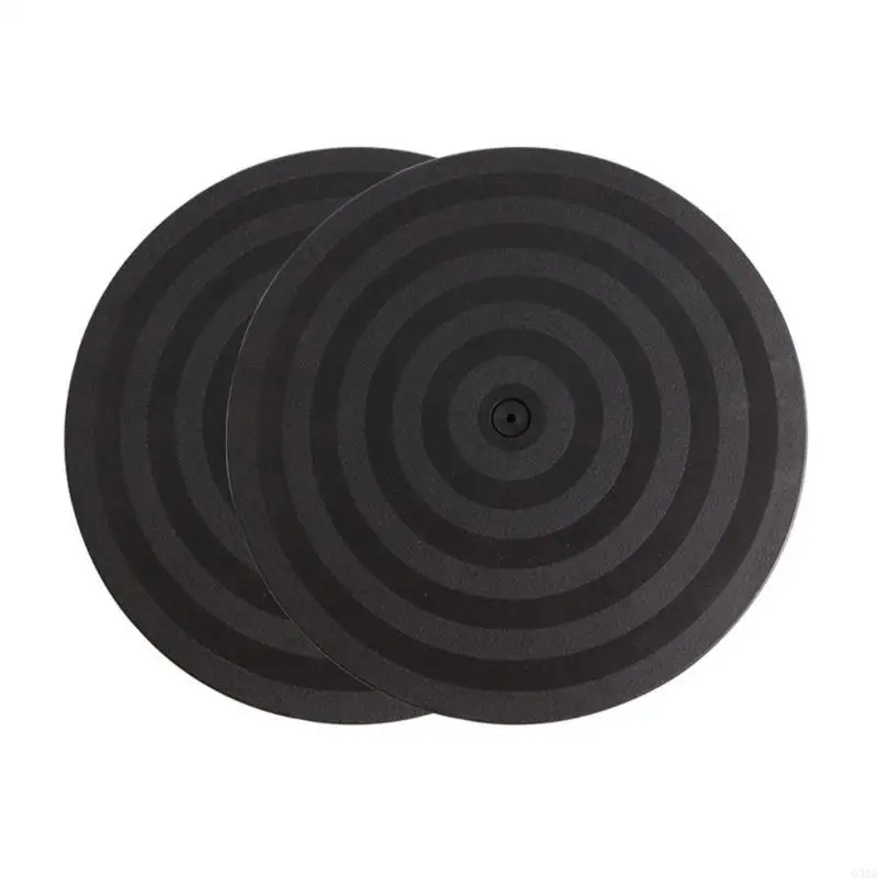 Q39B Round Bonsai 360 Rotating Turntable Practical 8" 20cm Black Plastic Turntable