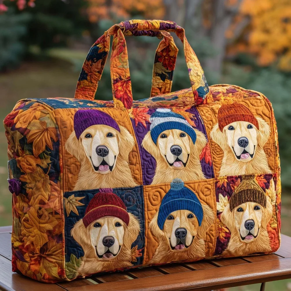 

3D printed duffle bags with animal patterns, short-distance handbags and large capacity tote bags