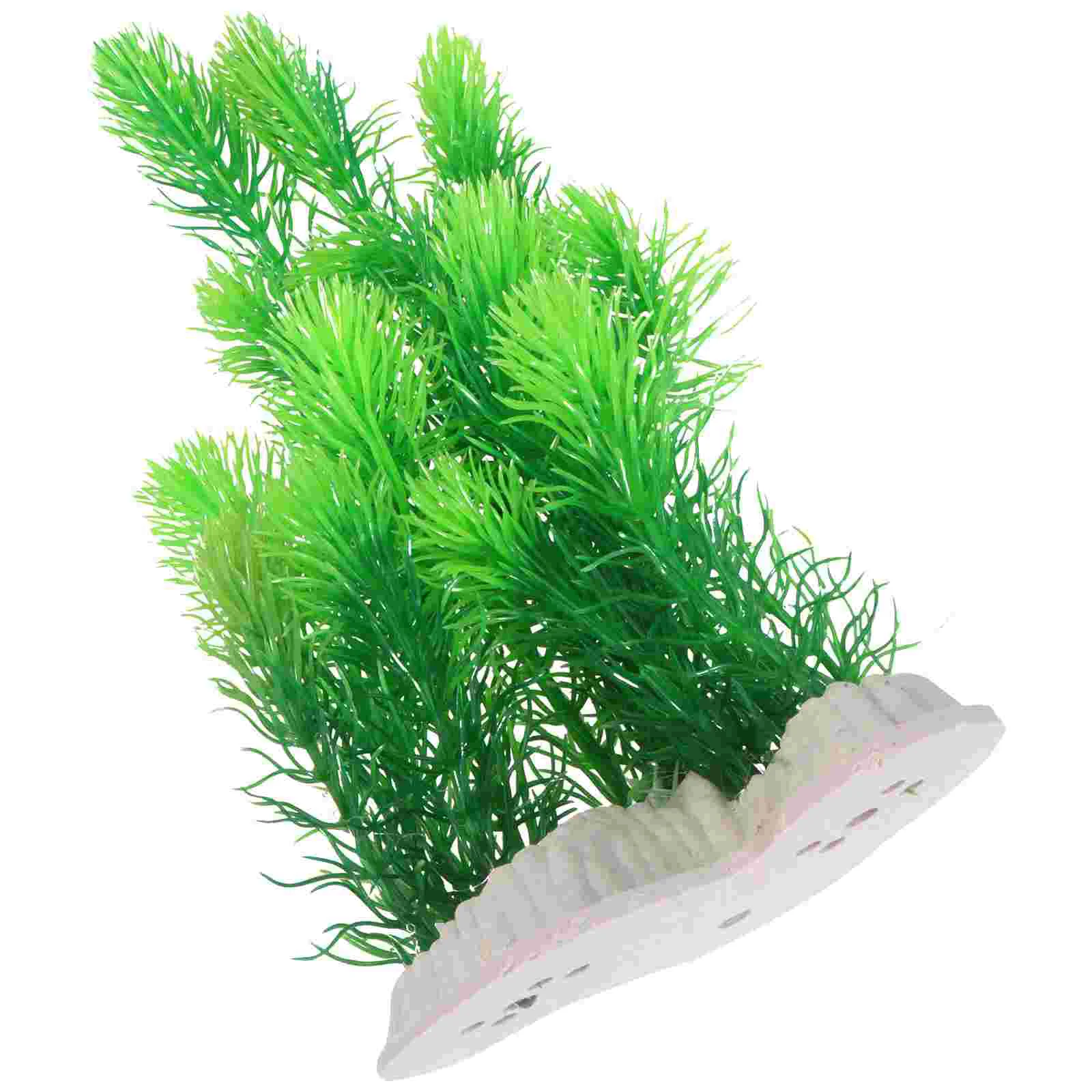 

Fish Tank Simulation Hornwort Realistic Water Grass Decorative Landscape Aquatic Plants Decoration Fake Green