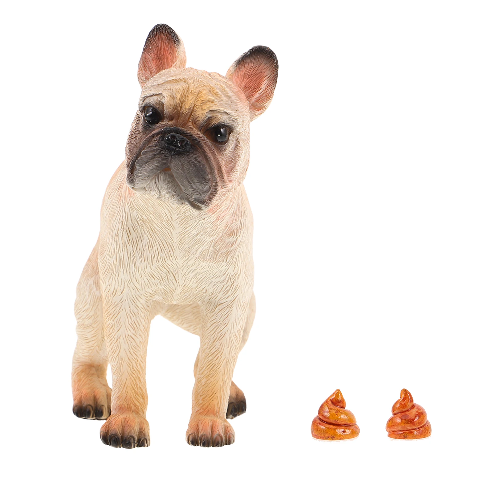 

Dog Pooping nament Home Decor Mini Bulldog Figure for Living Room Office Easy Clean Creative Gift Funny Statue