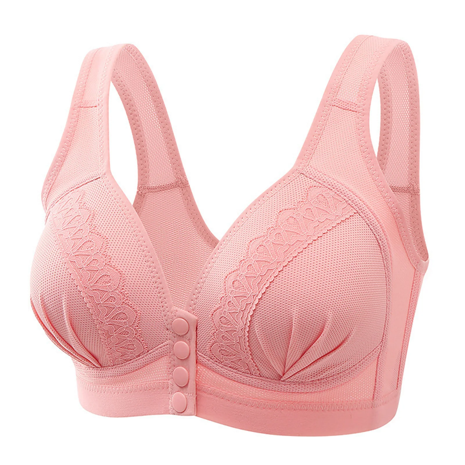 

Women's Full Coverage Nursing Bras Skin Friendly Safe Elderly Bra Christmas Thanksgiving Birthday Gift