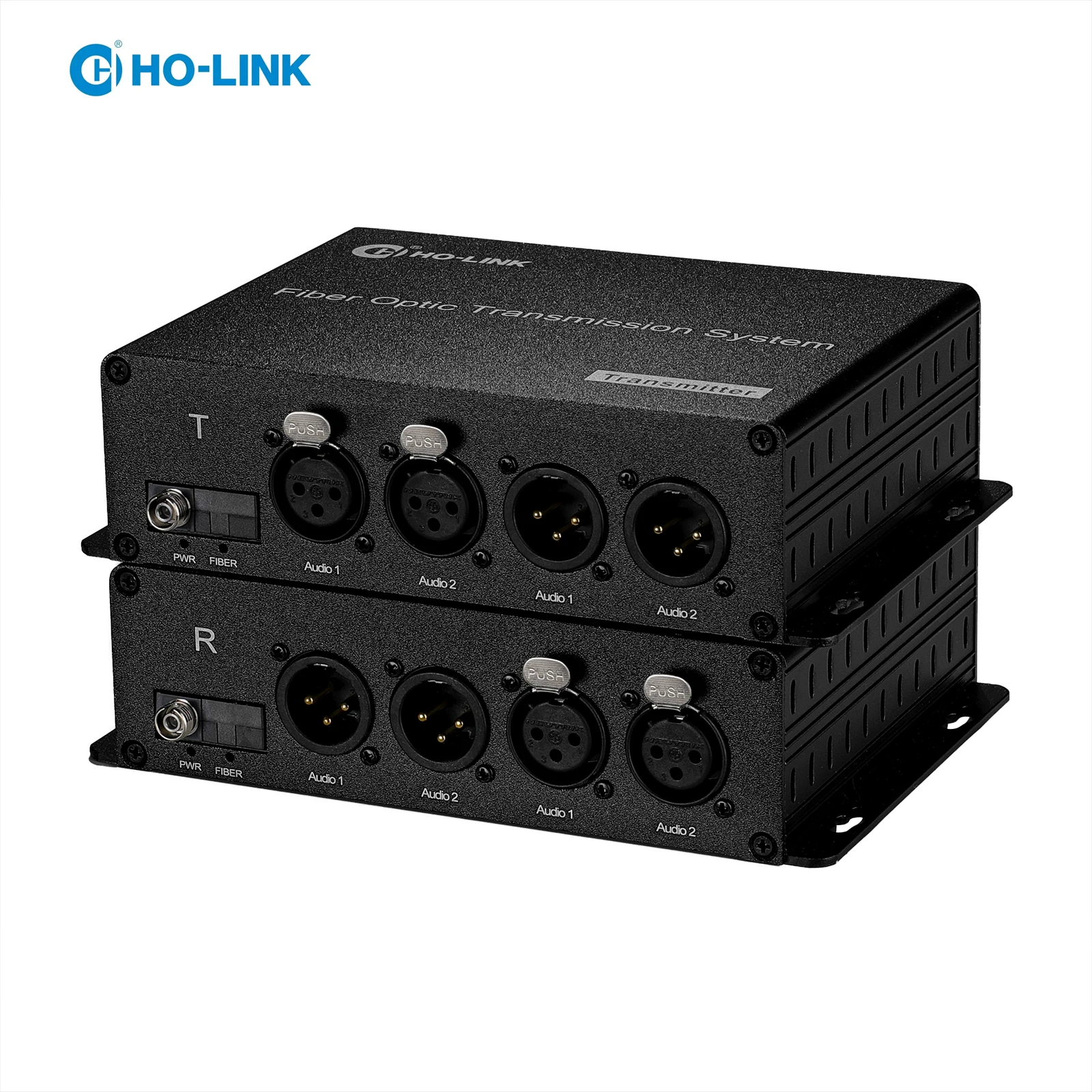 

2 Ch Bidirectional XLR Balance Audio Fiber Converter Broadcast standard analog balanced audio