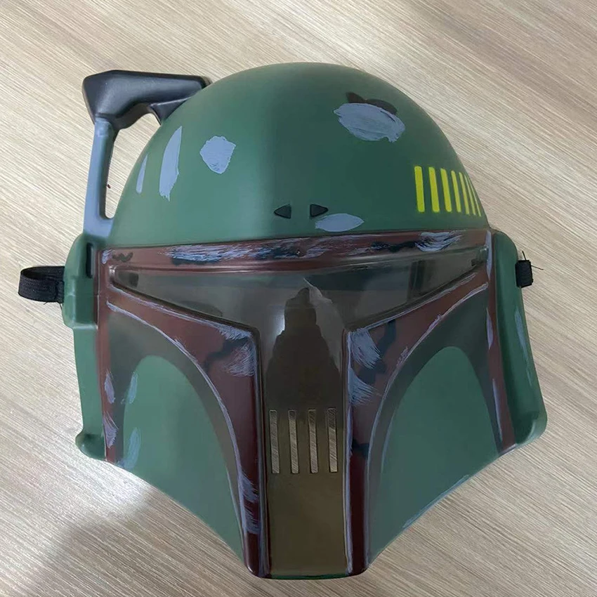 Boba Fett Cosplay Costume di Halloween per bambini Anime armi Boba Fett Bounty Hunter mantello tute vestiti di carnevale maschera per casco