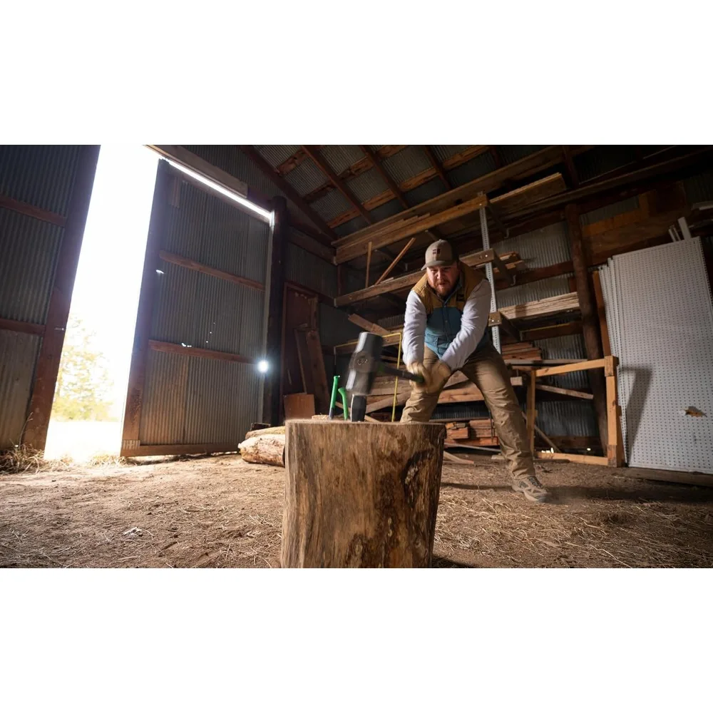 ชุดค้อนตีเหล็กและค้อนหัวตอกแบบมีด้ามจับตามหลักสรีรศาสตร์สำหรับงานก่อสร้างหนัก พร้อมแกนไฟเบอร์กลาสและเหล็กความแข็งแรงสูง