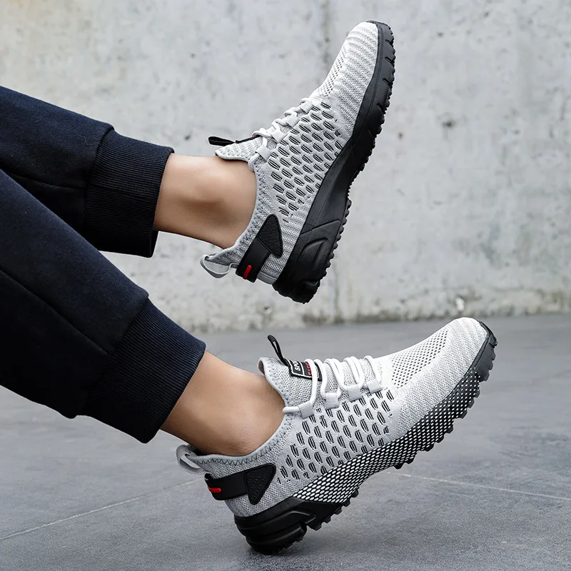 

Модные мужские кроссовки, удобная сетчатая повседневная обувь на толстой подошве, легкие дышащие кроссовки, роскошные мужские кроссовки Tenis Masculino