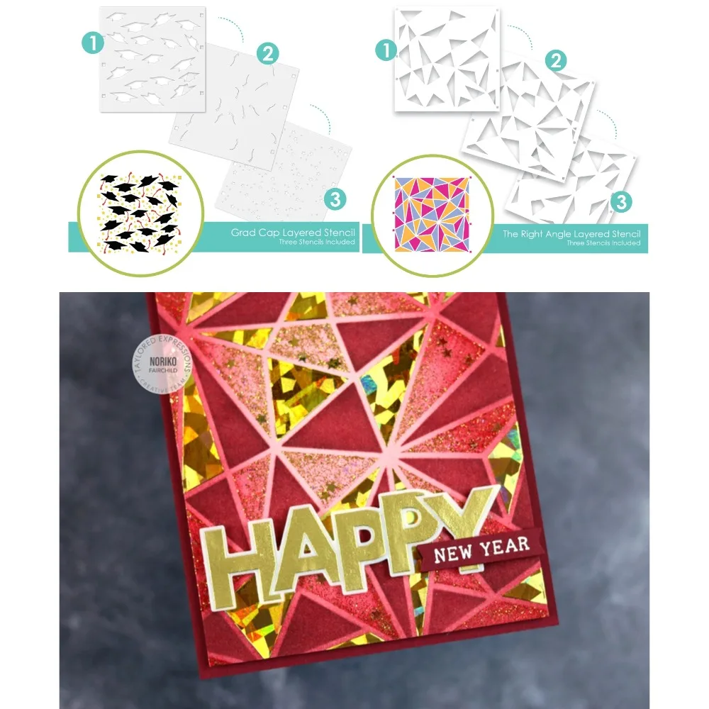 2025 New Scrapbook Diary Decoration Stencil Embossing Template DIY Love Background and Flower Cake Greeting Card Handmade