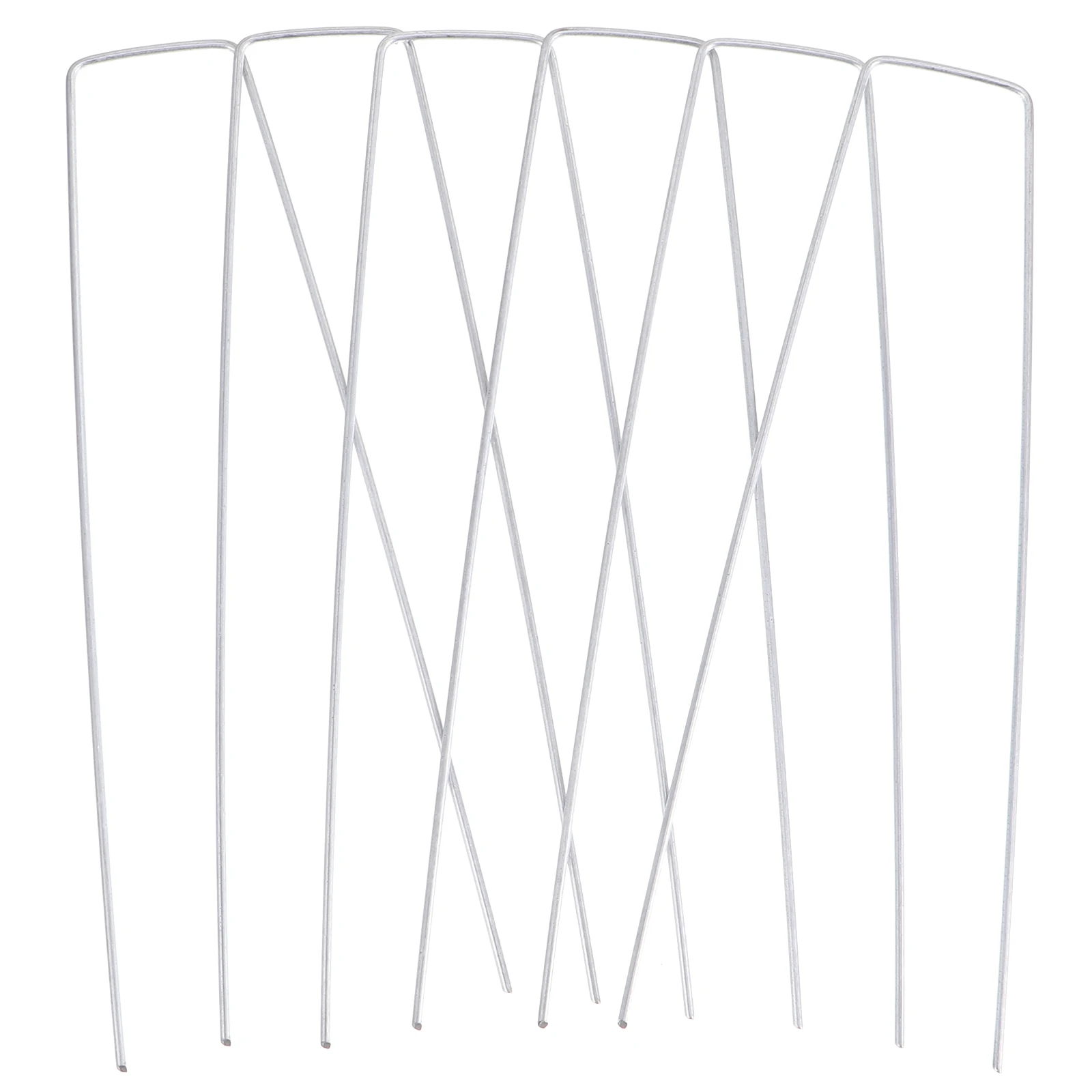 

100Pcs U-Shaped Fixing Nails Metal Anti-Rust Gardening Stakes Perfect for Tents Canopies Tarps Landscaping DIY Projects