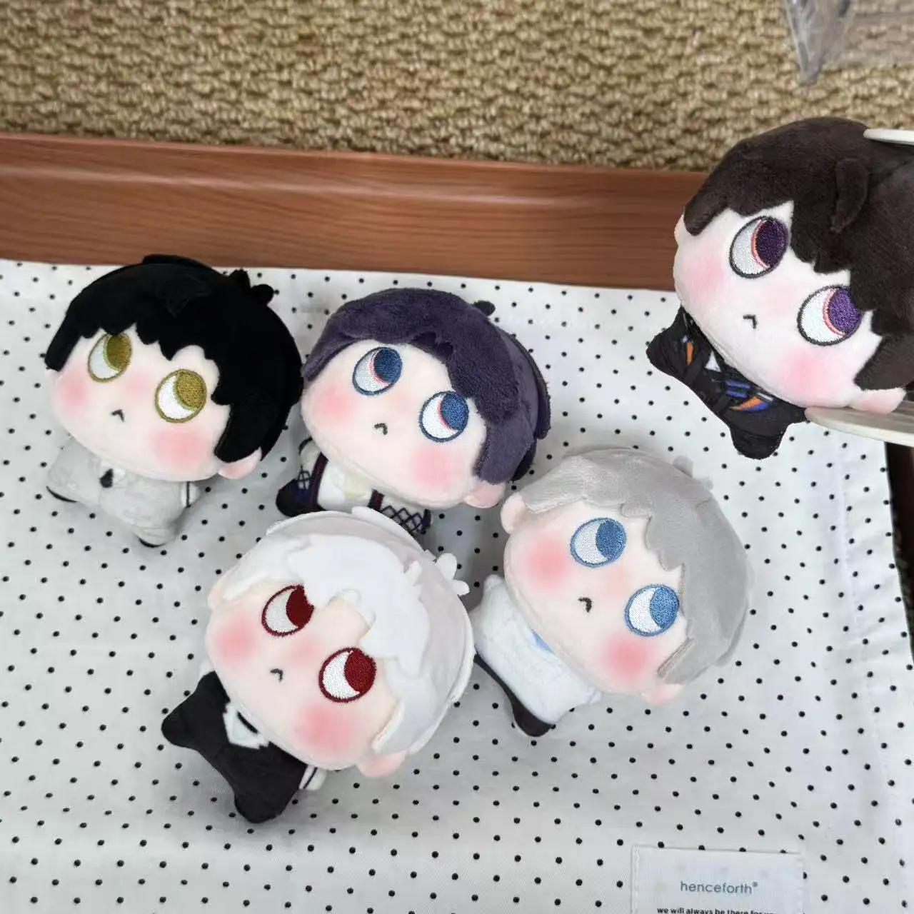 Love And Deepspace Cotton Doll 10cm Starfish Body Printed Body Frowning Expression Soft Plush Toy Bag Keychain For Fans Gift