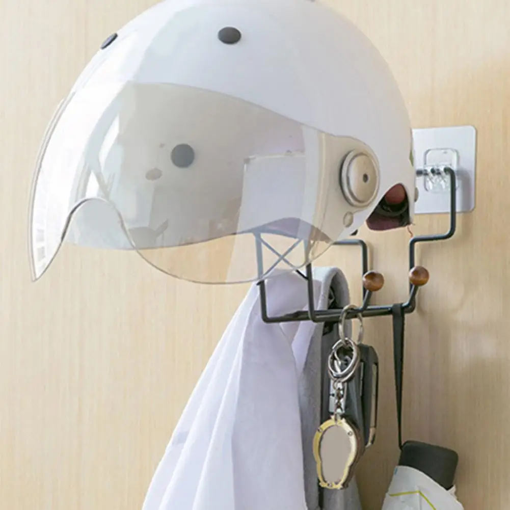 

Hat Storage Rack Heavy Duty Helmet Holder Wall Mount Rack with Easy Installation Strong Load-bearing Construction for Storage