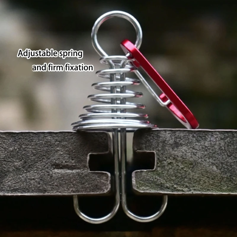 الأخطبوطات سطح السفينة أوتاد خيمة سطح خشبي الثغرات تثبيت الأظافر مع خيمة الربيع حبل الرياح هوك الأخطبوطات حبل الرياح تثبيت مشبك