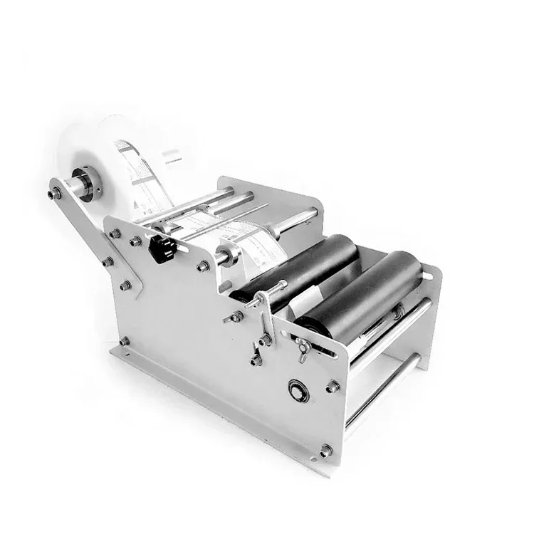 SY‑30 Manual Round Bottle & Can Labeling Machine Hand Operated Sticker Label Applicator for Round Jars Containers
