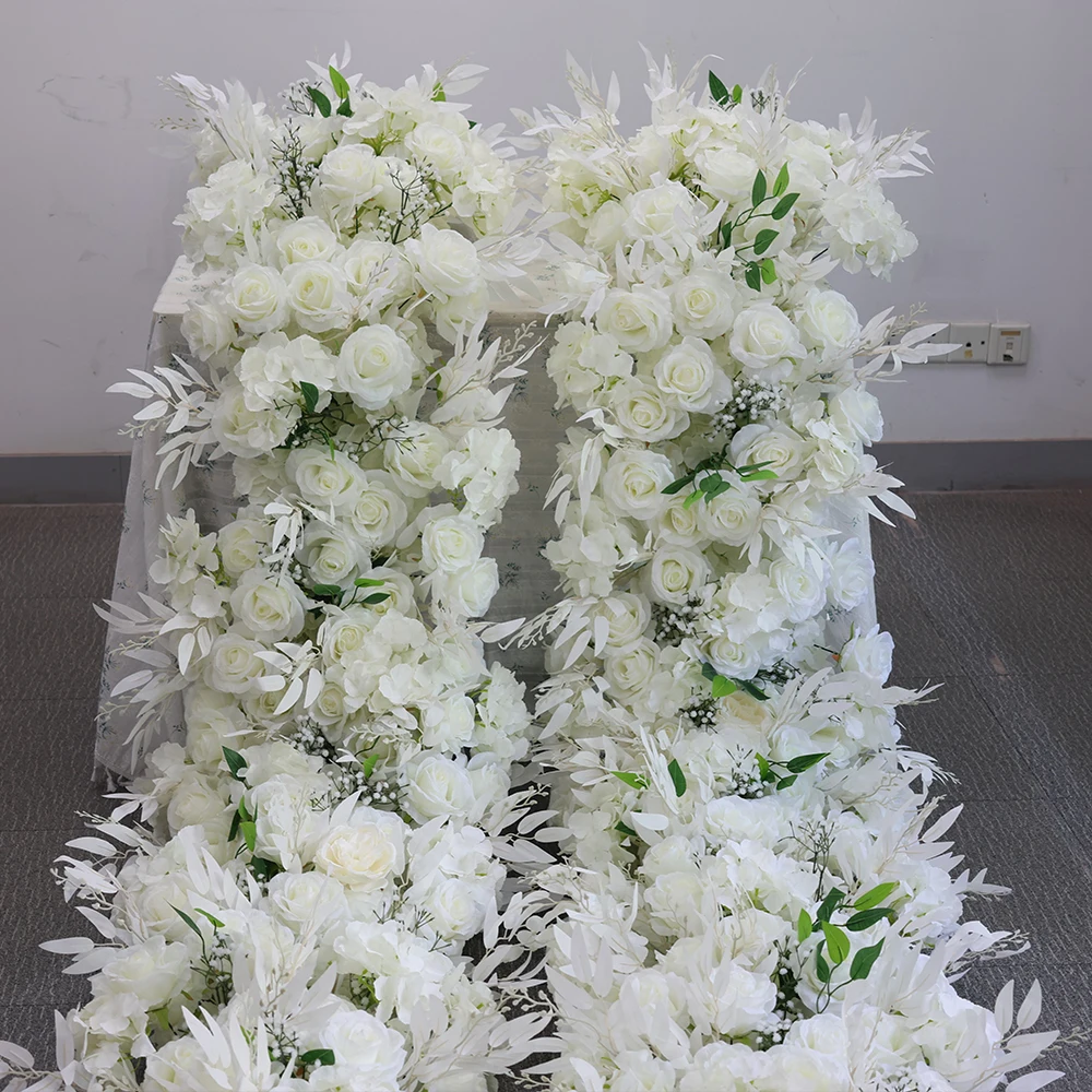 مجموعة زهور الورد الأبيض لتزيي - مراجعة Aisle Runner White وسعره