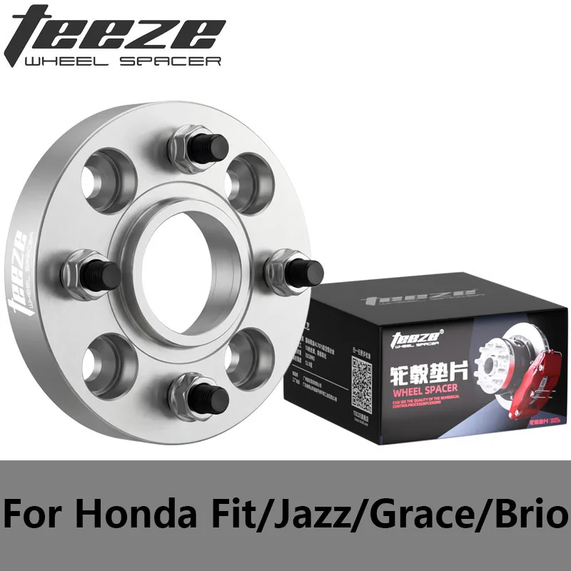 Adaptateur d'entretoise de roue Teeze PCD 4x100 CB 56.1mm M12x1.5 à bride T6-6061 pour Honda Fit/Jazz/Grace/Brio/N-BOX N-ONE N-WGN 1 pièce