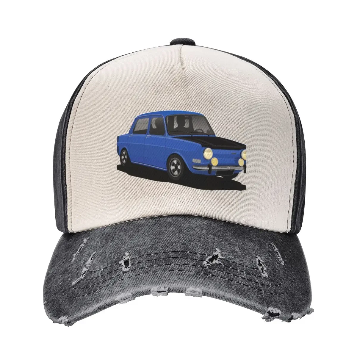 

Simca 1000 Rallye blue Baseball Cap Vintage funny hat fashionable Elegant Women's Hats Men's