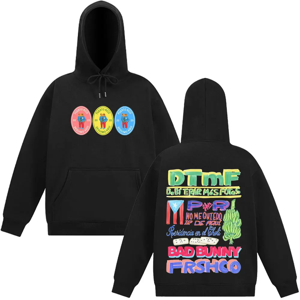 

DTMF Debí Tirar Más Fotos Bad Bunny 2025 модный дизайн толстовка мужская с длинными рукавами повседневный пуловер в стиле хип-хоп высококачественные толстовки