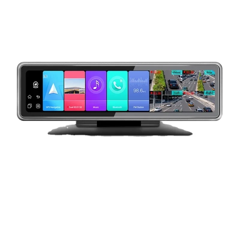4 Cameras 4G Car Dash Cam GPS Navigation HD 720P Video Recorder Dashboard DVR WiFi App Remote ing Car Black Box