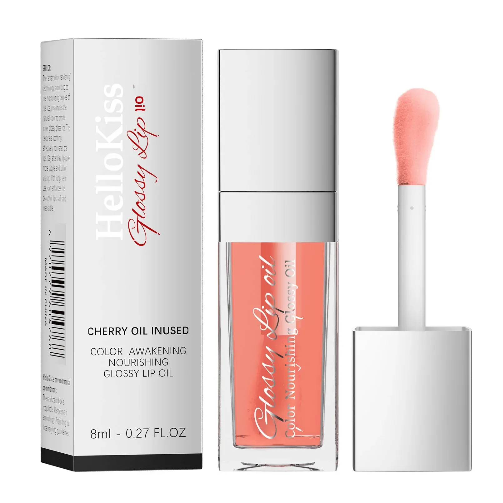 ビタミンEシアバター配合、唇に優しいリップグロウオイル。深く栄養を与え、軽くベタつかず、ふっくらとした唇へ。