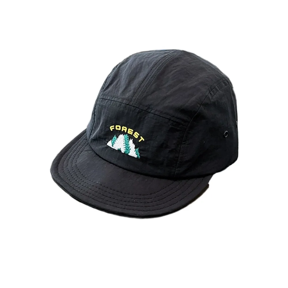 

Casual Solid Color Short Brim Baseball Cap Japanese Style Soft Top Sun Hat Visor Adjustable Peaked Cap Outdoor