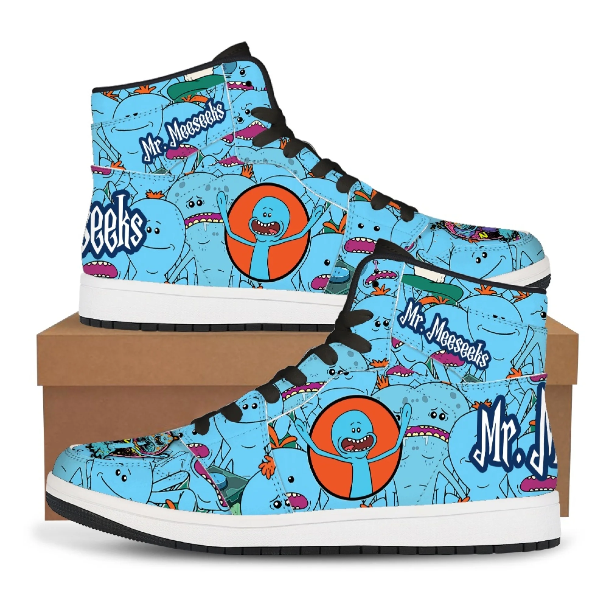 Anime shoes I am Mr. Meeseeks sneakers personalizzate Low cut shoes versione Cute comic style Gifts accessorio Cosplay maschio femmina