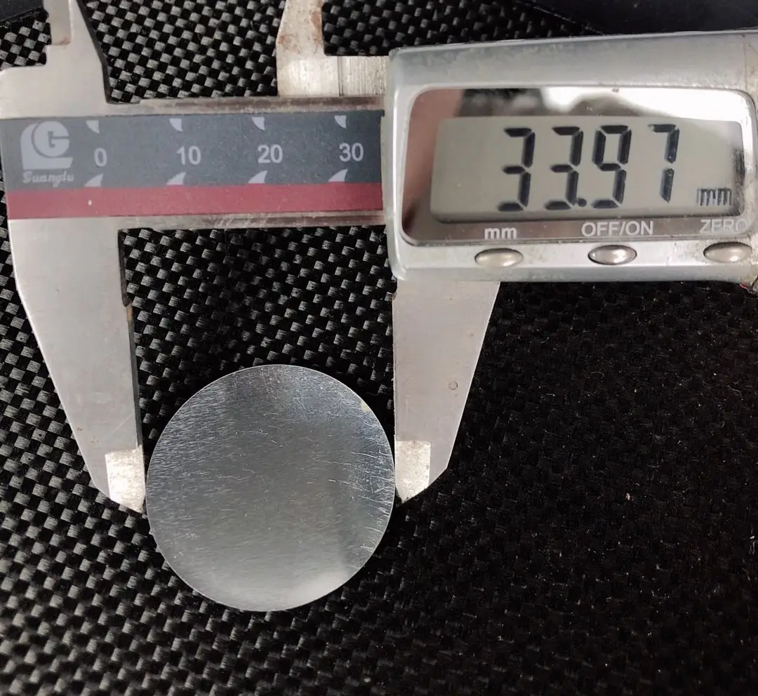 GHXAMP 34mm Speaker Aluminum Dustproof Cap Protective Dust Cap Repair Accessories Aluminum Pot Low Concave 2PCS