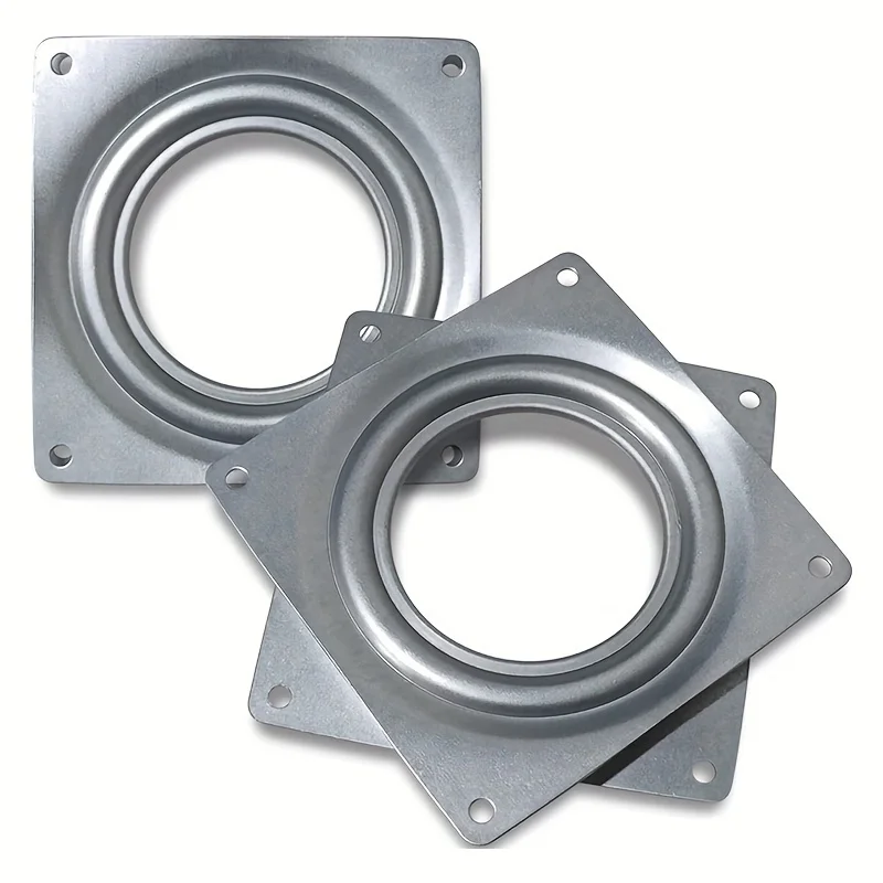 Swivel Turntable Bearing Hardware, Square Ball Bearing Swivel Plate, Suitable For Tray, Kitchen Storage Rack, Craft Table