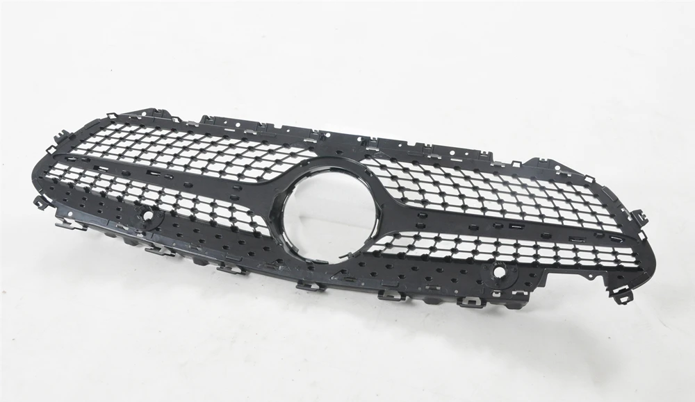 Grille For Mercedes-Benz CLS Class C257 W257 CLS400 CLS450 CLS300 CLS350 2019-2022 Black/Silver Car Front Bumper Hood Mesh Grill