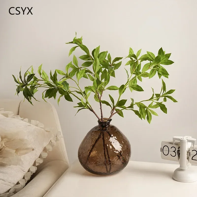 

Cool-Tone Brown Vase - Sophisticated Home Decor, Entryway/Living Room Hydroponic Floral, Modern Style