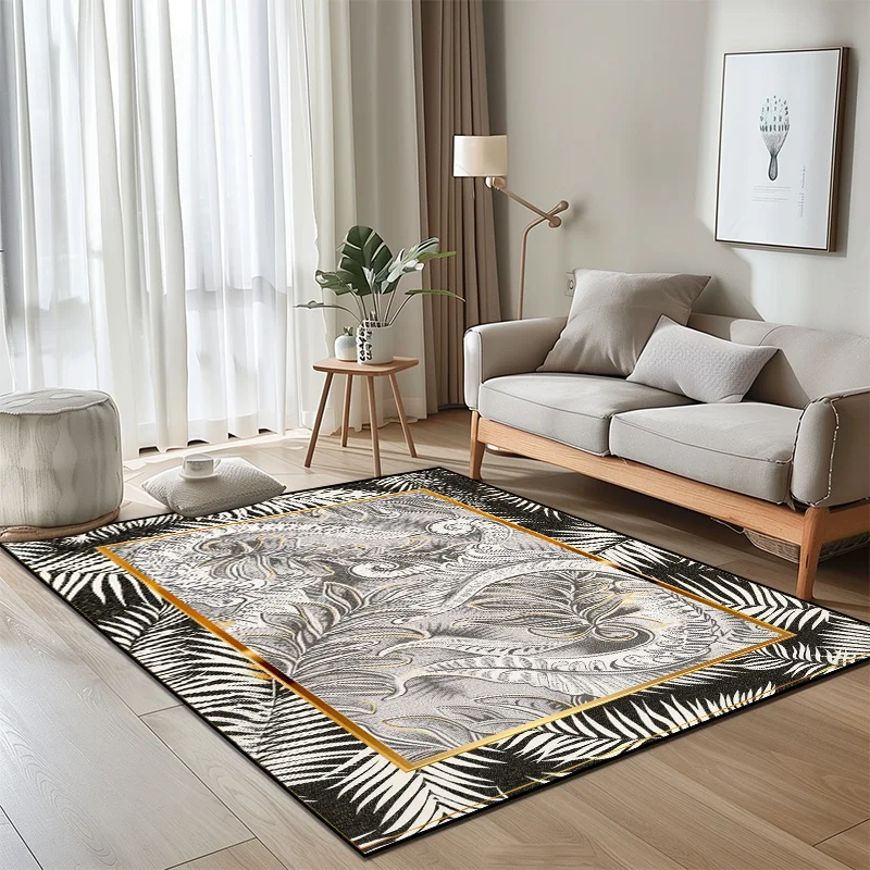 

Роскошный фон для гостиной Современное украшение домашний ковер мягкие коврики для спальни прикроватный нескользящий коврик для входной двери