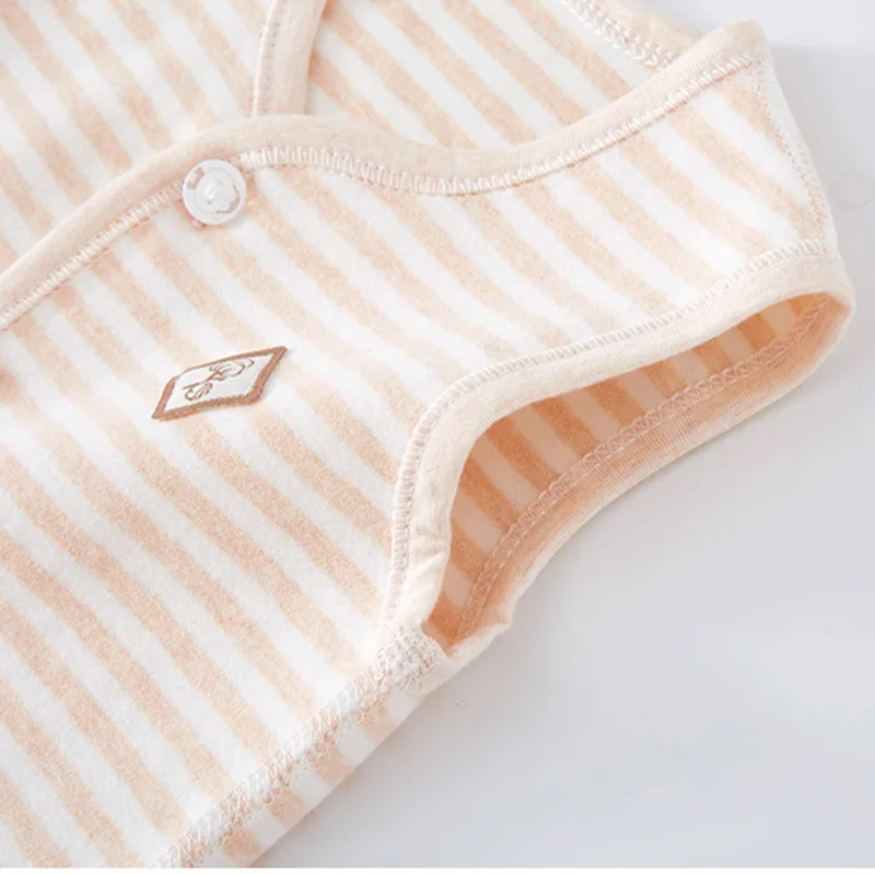 Baby Vest Spring and Autumn Thin Cotton Girls\' Sweetheart Waistwear Neonatal Belly Care Boys\' Horse Jacket Children\'s Vest
