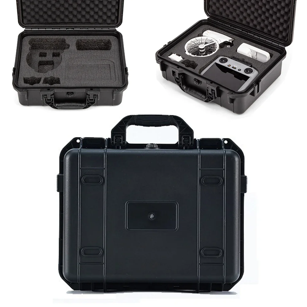 Waterproof Hard Case for DJI Flip and RC2/RC/RC-N3/N2/N1, Carry Case Bag Storage Case Support 7 Batteries and Other Accessories