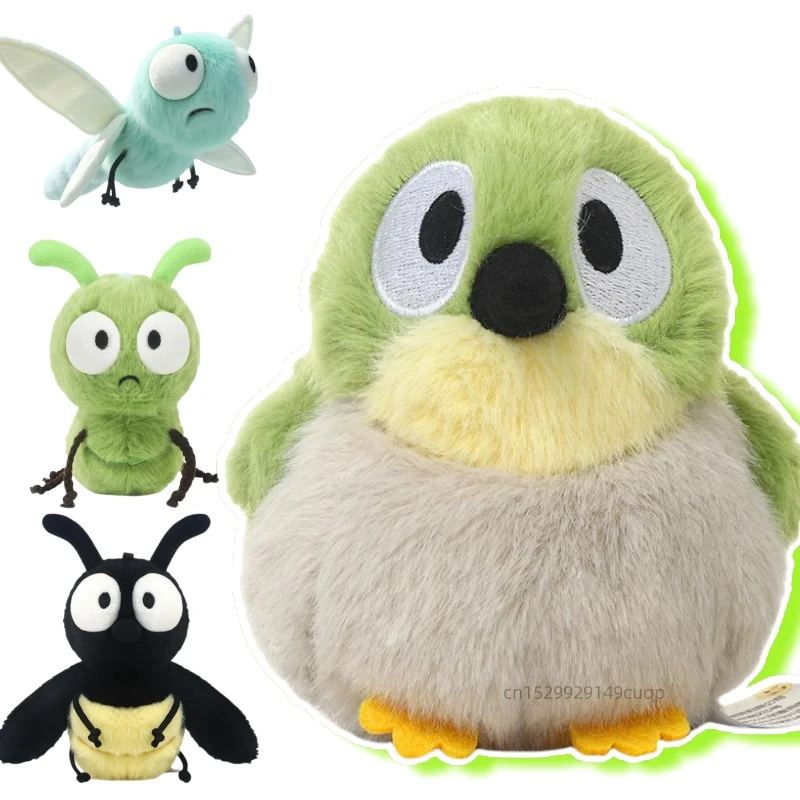 Cartoon Soft High Quality Insect Plush Doll Dragonfly Firefly Caterpillar Bird Plush Toy Home Decoration Gift For Children
