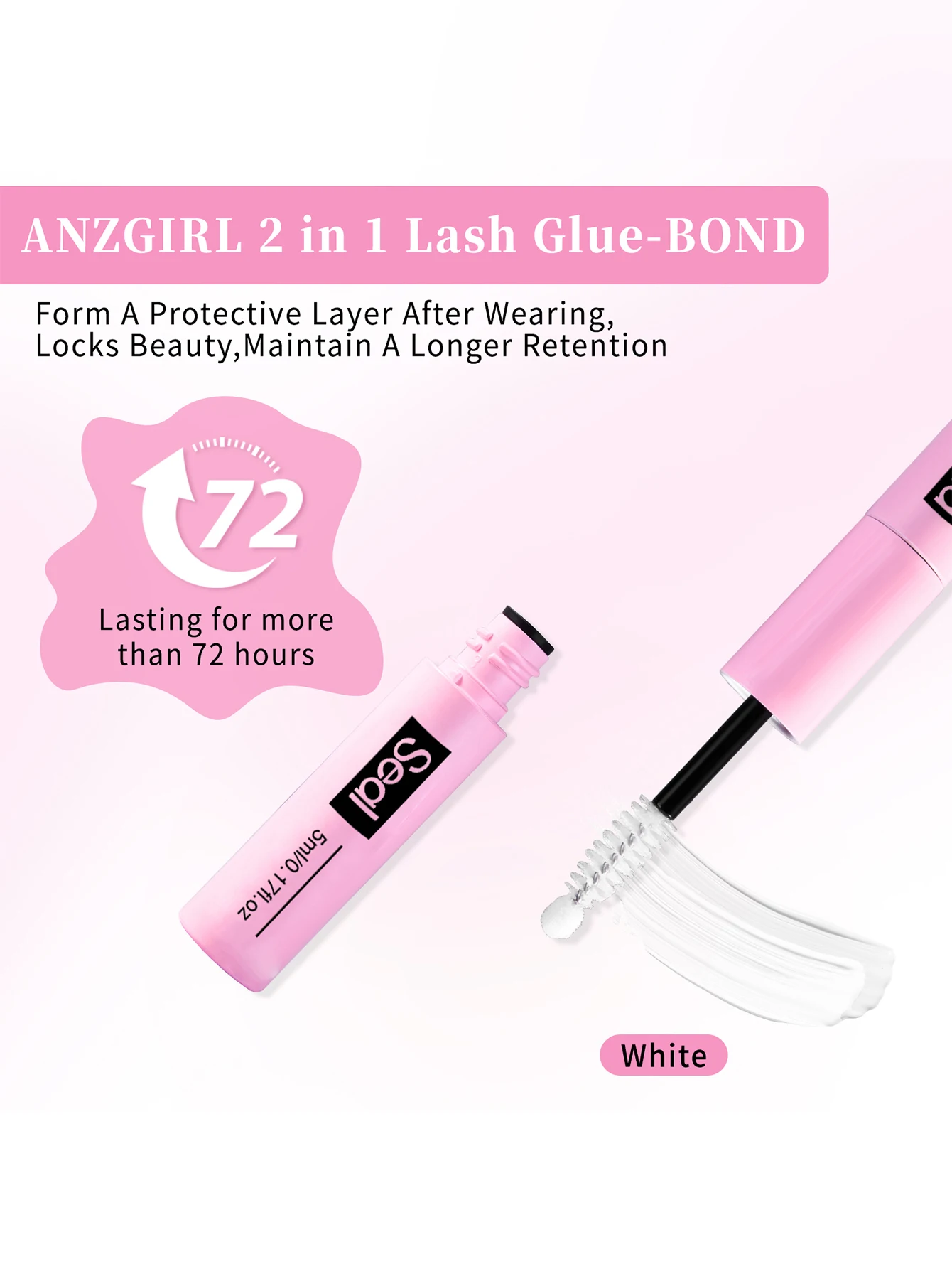 Wimpernverlängerungsset, natürliches Manga-Verlängerungsset mit Wimpernbindung und Versiegelung, Wimpernpinzette, Wispy 3D-Volumen-Wimpern-Set