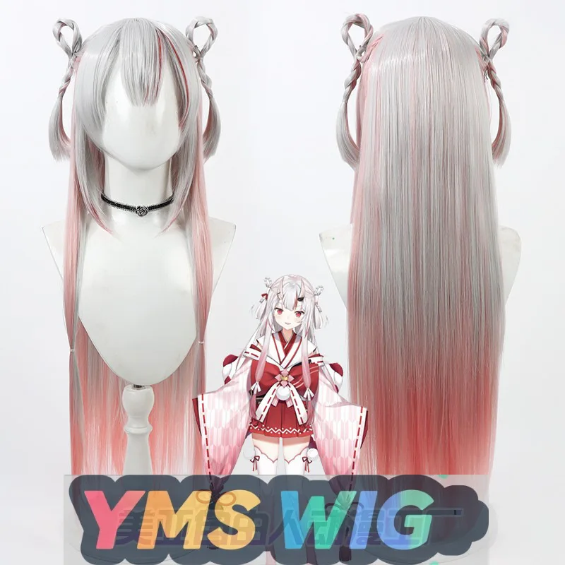 

【YMS WIG】Hololive Virtual Streamer Vtuber Okuni Ayame Cosplay Wig Shrine Maiden Costume Style