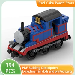 Popular Anime City Car Model MOC Building Bricks Steam Locomotive Modular Technology Gifts Holiday Assemble Children Toys Suit