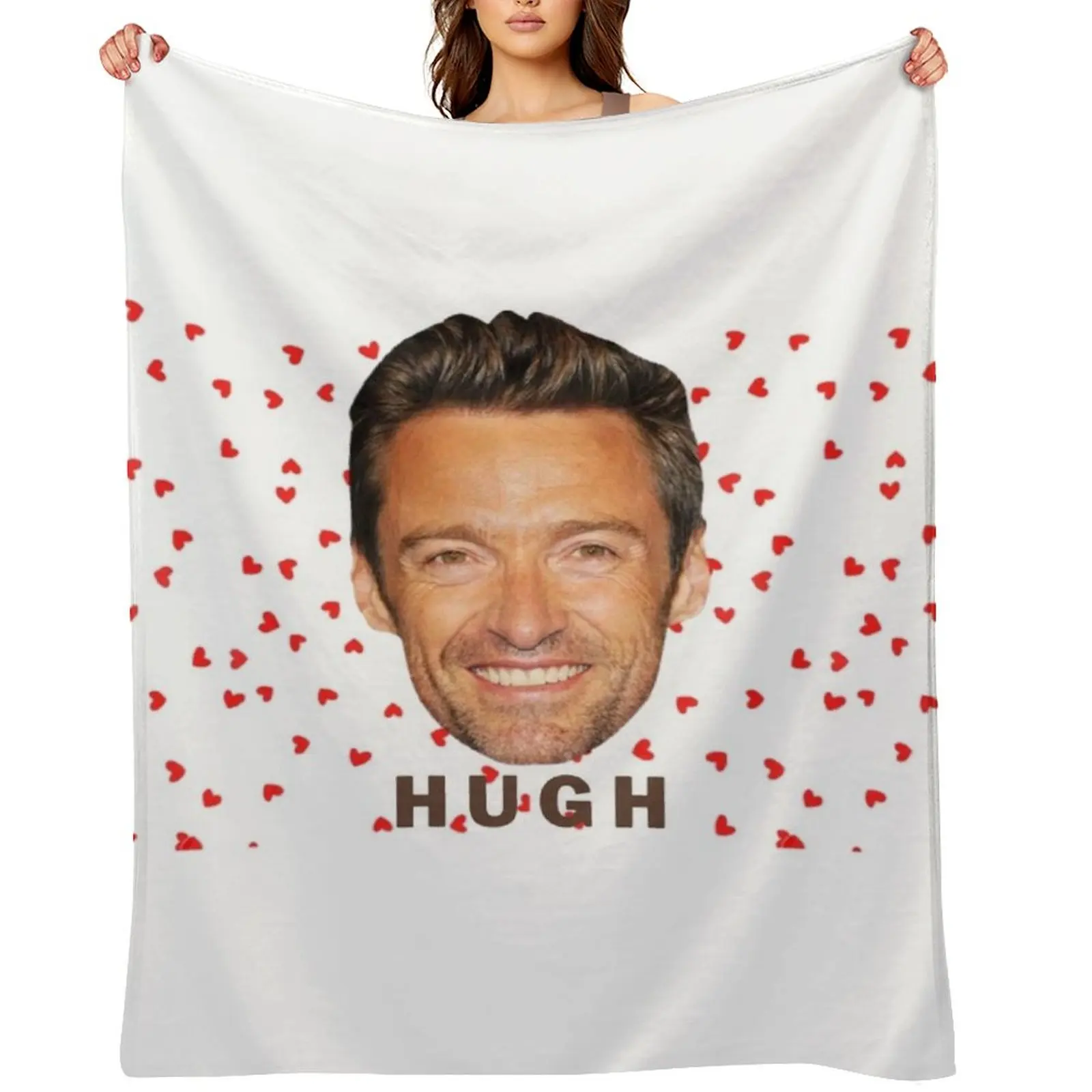 

Hugh 3 Throw Blanket Hairys Loose Personalized Gift Soft Plaid Blankets
