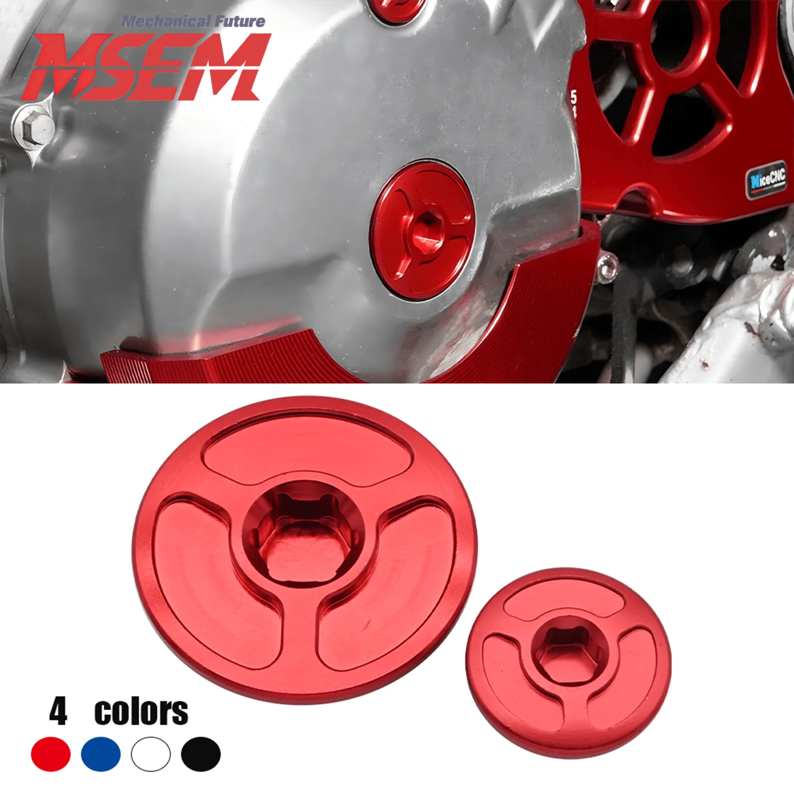 CNC Motorcycle Oil Caps Metal Engine Oil Filler Plugs  For Honda XR650L CRF1000L CRF250R CRF250L CRF450R CRF450X CRF230F