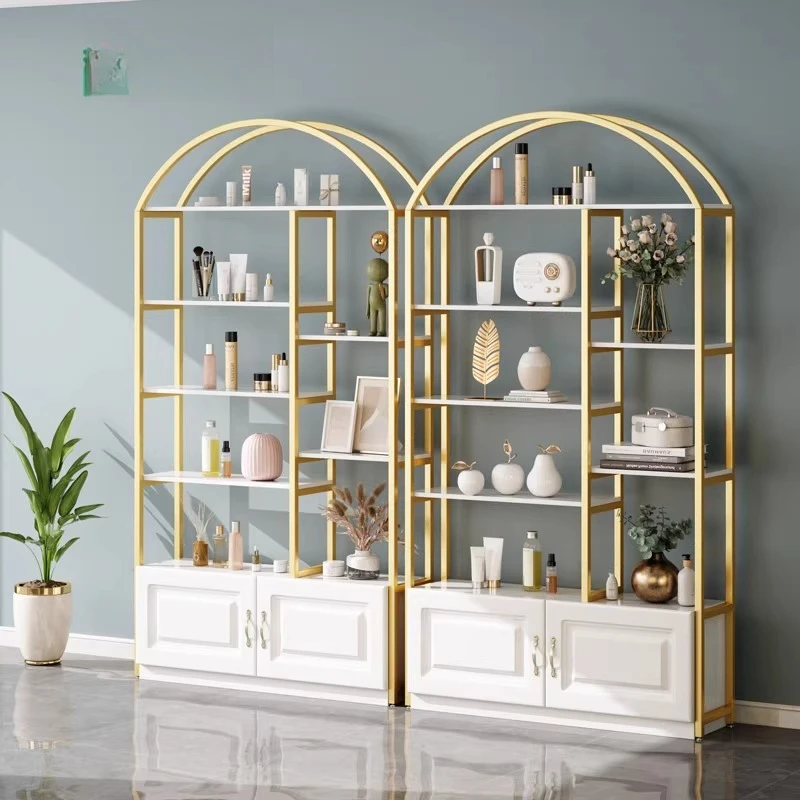 

Cosmetics Display Cabinet Beauty Salon Product Display Rack Multi-layer Shelf Nail Art Live Room Shelf Display Rack