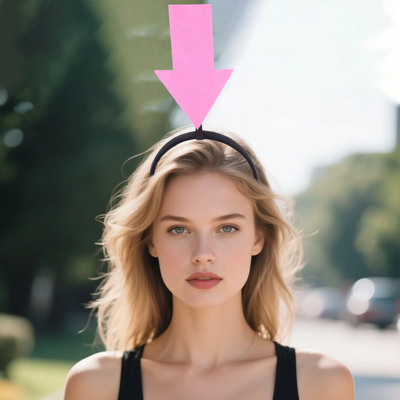 

2pcs Funny Arrow Headband Lightweight Creative Shape Versatile Styling Novelty Party Accessory Halloween Headdress Birthday