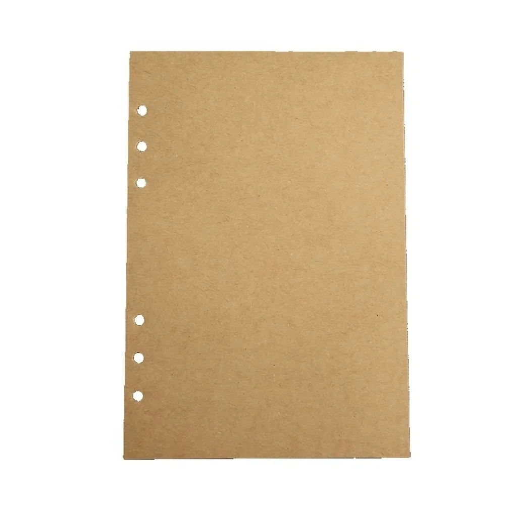 80Sheets A5 A6 A7 Loose Leaf Refill Paper 6 Hole Blank Connell Stationery Inner Refill Spiral Binder Paper Liner Grid Lattice