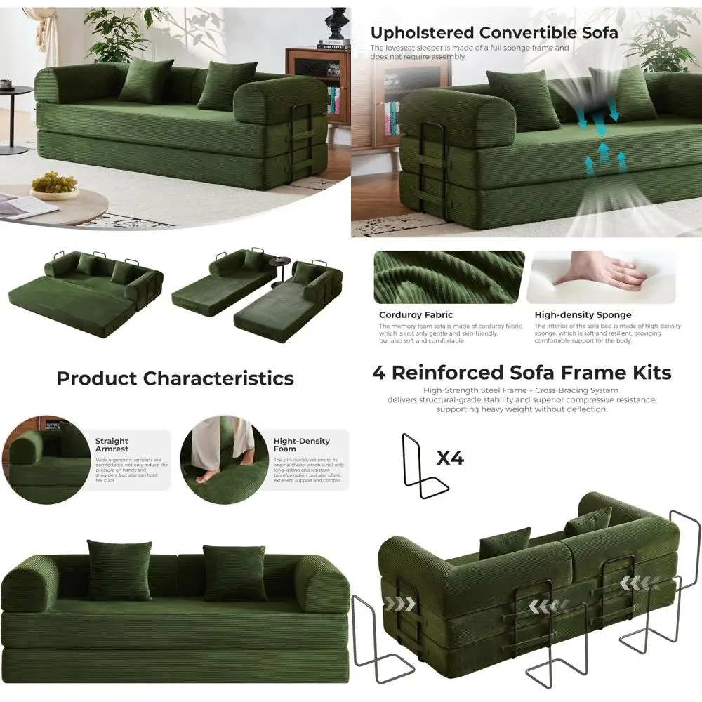 Convertible Sofa Be… - image