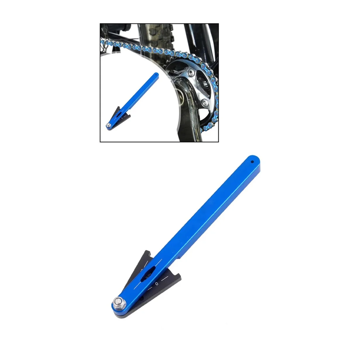 QA88X 자전거 체인 검사기 체인 테스터 접이식 자전거 야외용 수공구 수리 도구