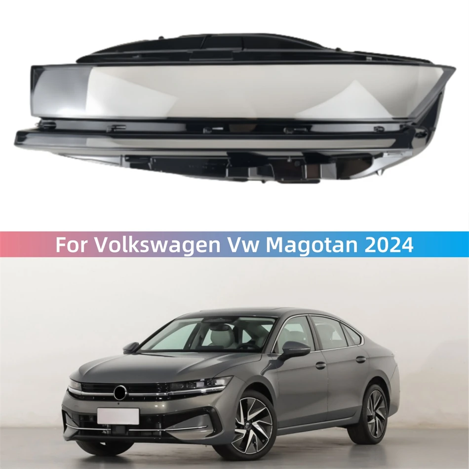 

For Volkswagen Vw Magotan 2024 Car Gadgets Front Lamp Lens Glass Headlight Car Front Headlight Lens Cover Lights Shell