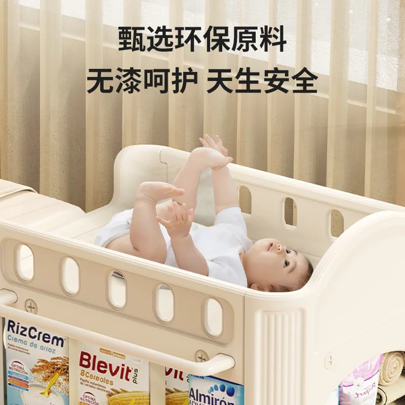 طاولة الحفاضات طاولة العناية بالطفل طاولة تغيير الطفل حديث الولادة لمسة التدليك