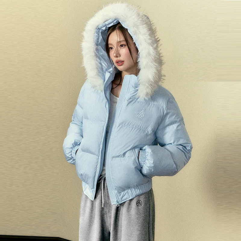 

Parka Original Womens Coat Novelty-Button Notched-Collar Natural-Fiber Narrow-Lapel No-Close Nipped-In Nonrestrictive Beautiful