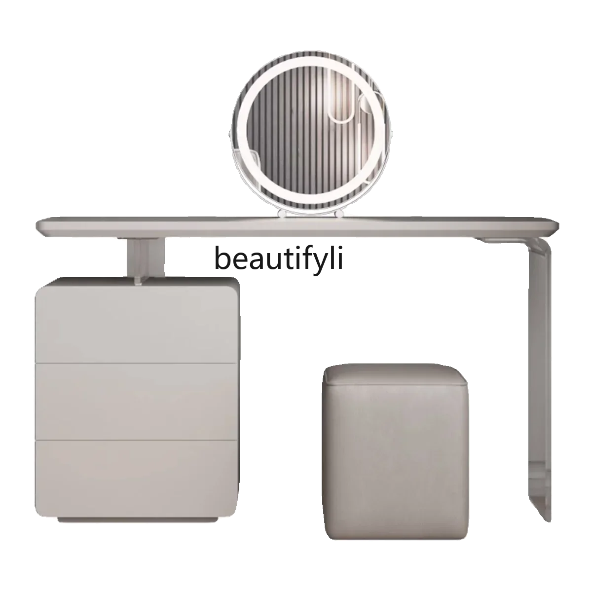 E153  Acrylic Dressing Table Bedroom Simple Modern Dresser Minimalist Suspension Makeup Table