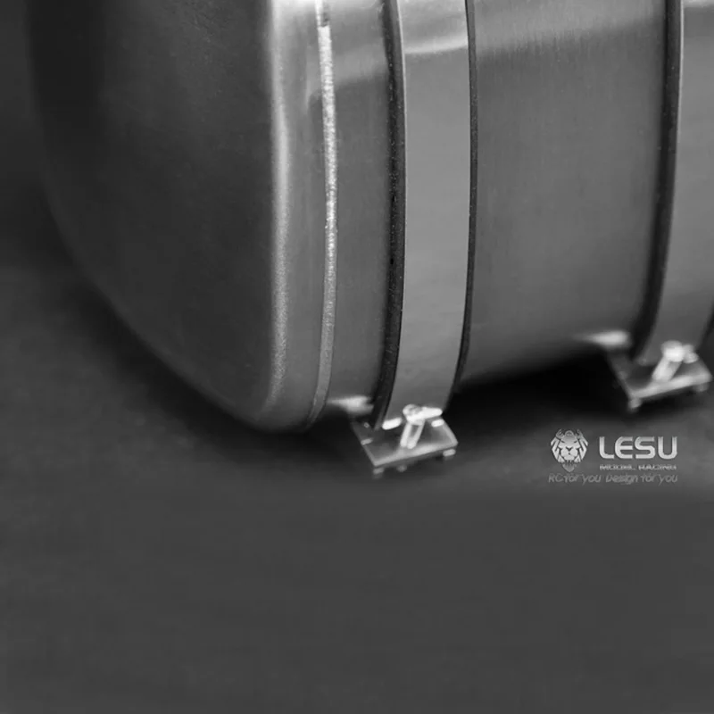 LESU serbatoio olio in metallo 52.5MM per 1/14 RC idraulico TAMIYA Scania MAN Benz trattore camion Dumper modello fai da te