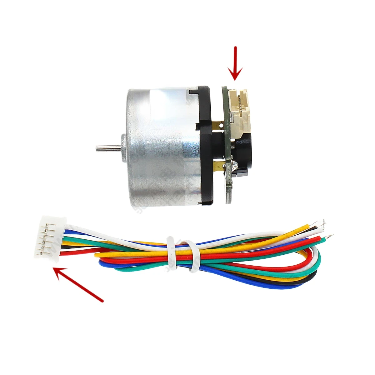 CHR-RK520 Micro DC Carbon brush magnetic Hall-coded deceleration motor Code disk motor 12V