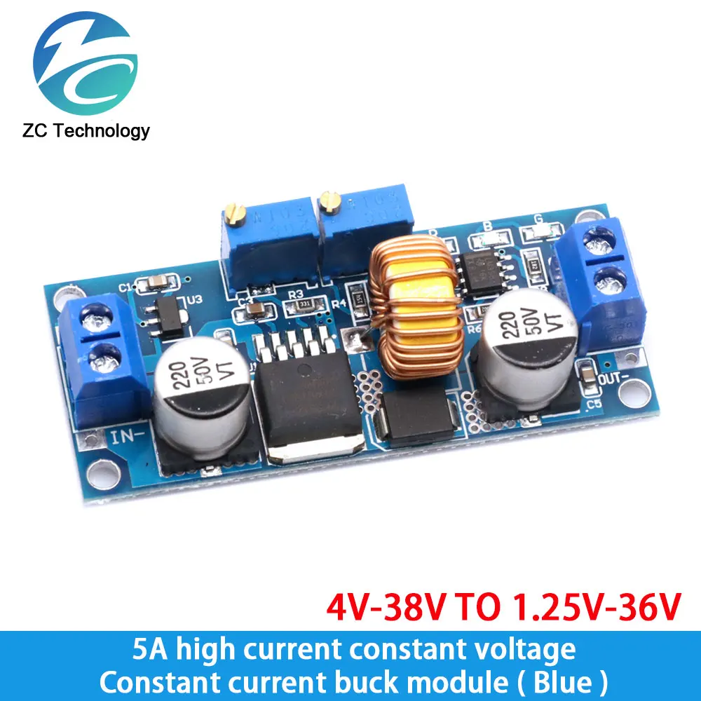 Original 5A DC to DC CC CV Lithium Battery Step down Charging Board Led Power Converter Lithium Charger Step Down Module XL4015