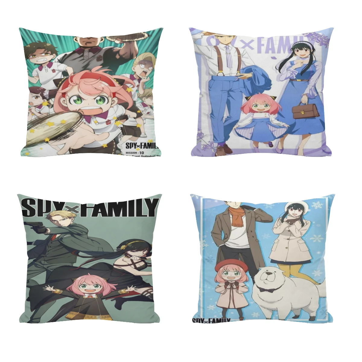 

Spy X Family Anime Pillow Cushion Case Dakimakura Cover Decorative Sleeping 45x45cm