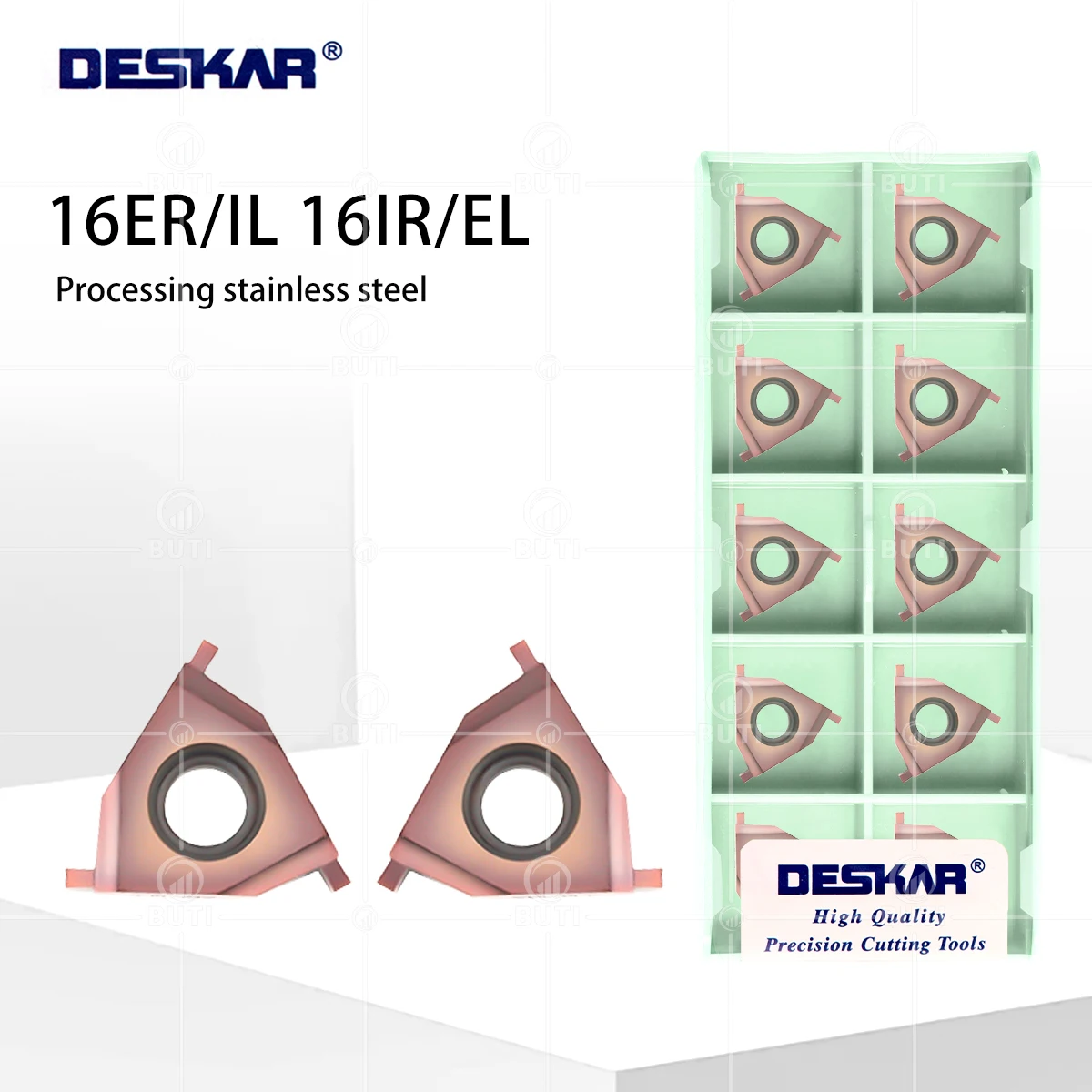 

ESKAR 100% Original CNC Lathe 16ER/IL 0.7mm 1.0mm 3.0mm 16IR/EL 1.0mm 1.6mm 1.8mm 2.0mm LF6118 Alloy Cutting Tool Blade For Tool
